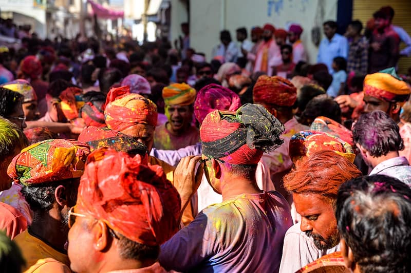 Festival Holi à Mandawa