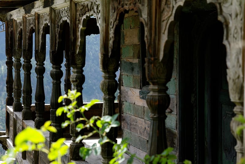 Maison traditionnelle, Kinnaur, Nord de l'Inde
