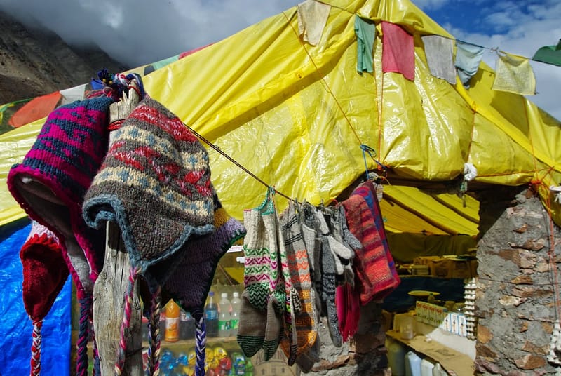 Les kiosques du toit du monde sur le chemin Manali - Leh